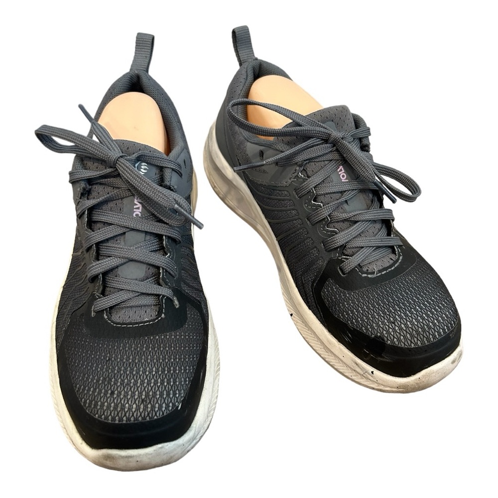 Wolverine Duraspring CarbonMAX Safety Toe Shoes Womens 8 W Black Gray Lace Up